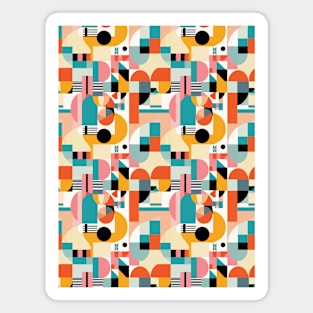 Bauhaus Geometric Pattern I Magnet